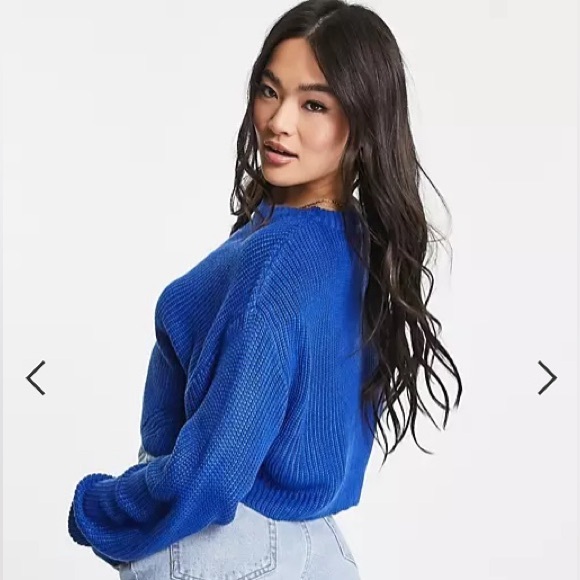 NWOT • ASOS • cobalt blue sweater - Picture 8 of 10